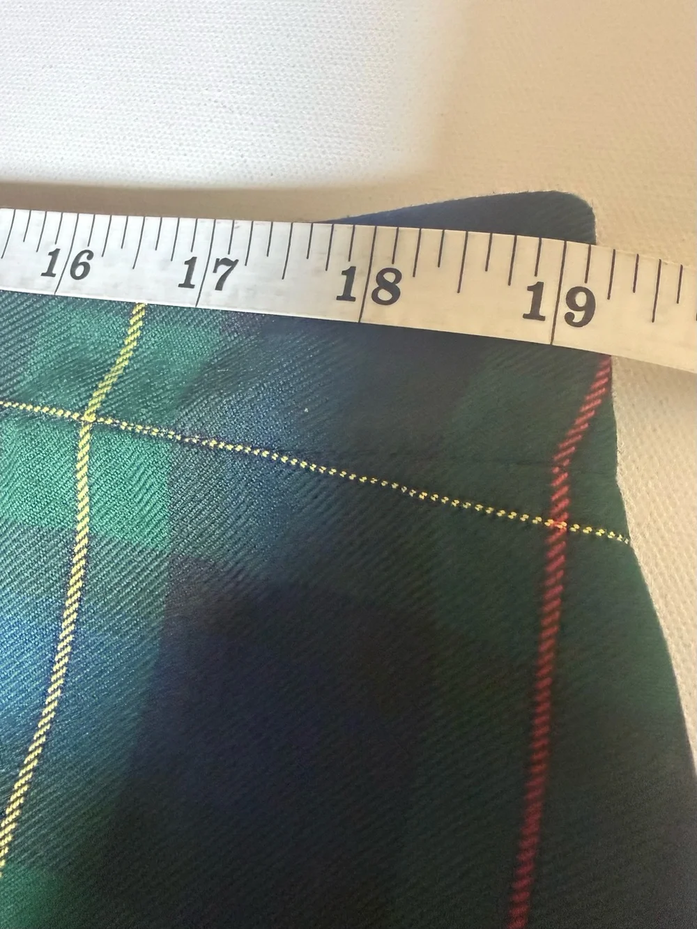 Lands’ End Plaid Skort‎ Size 16 | Green Blue Tartan Pleated Golf Tennis Preppy